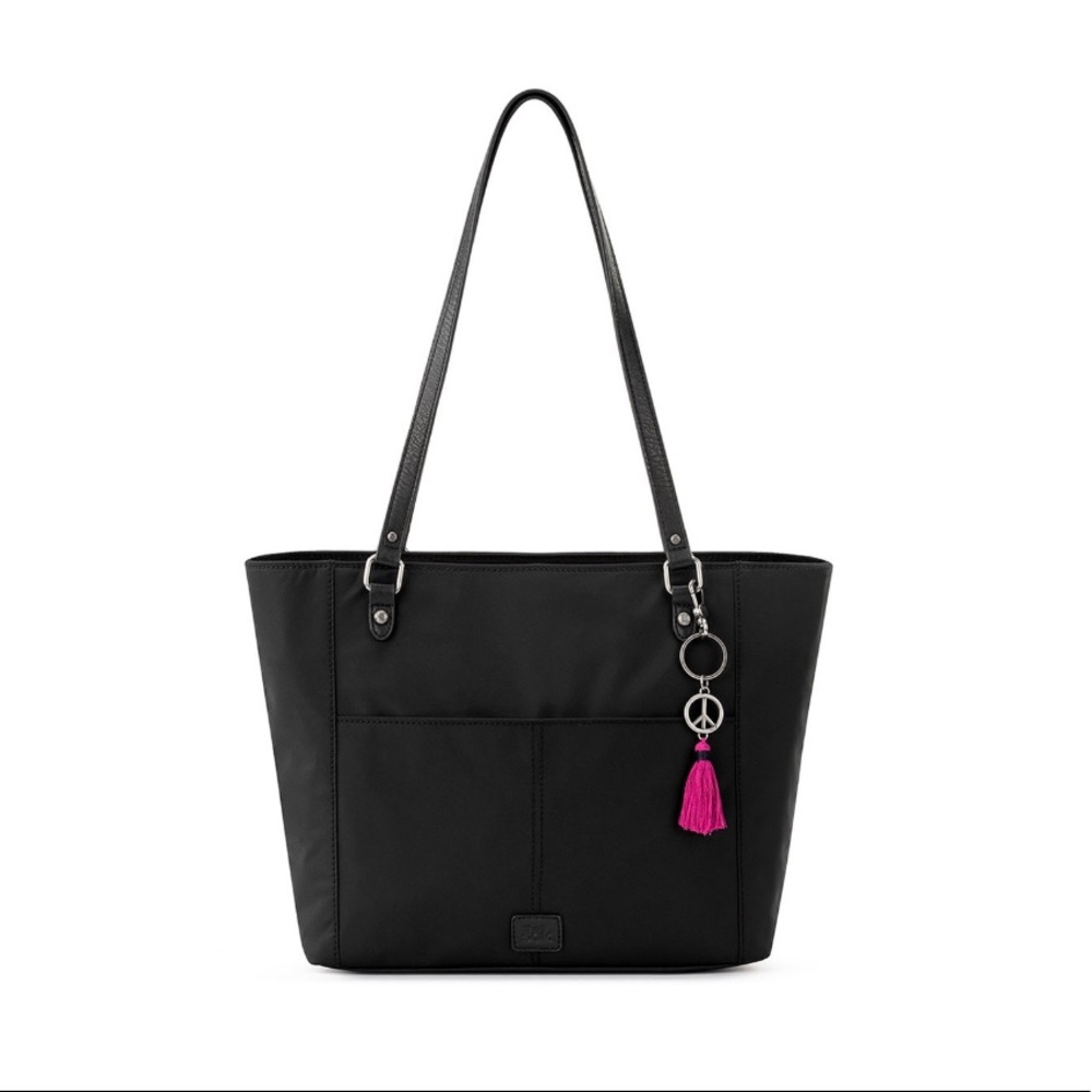 NWT Black Esporato Nylon Metro Tote